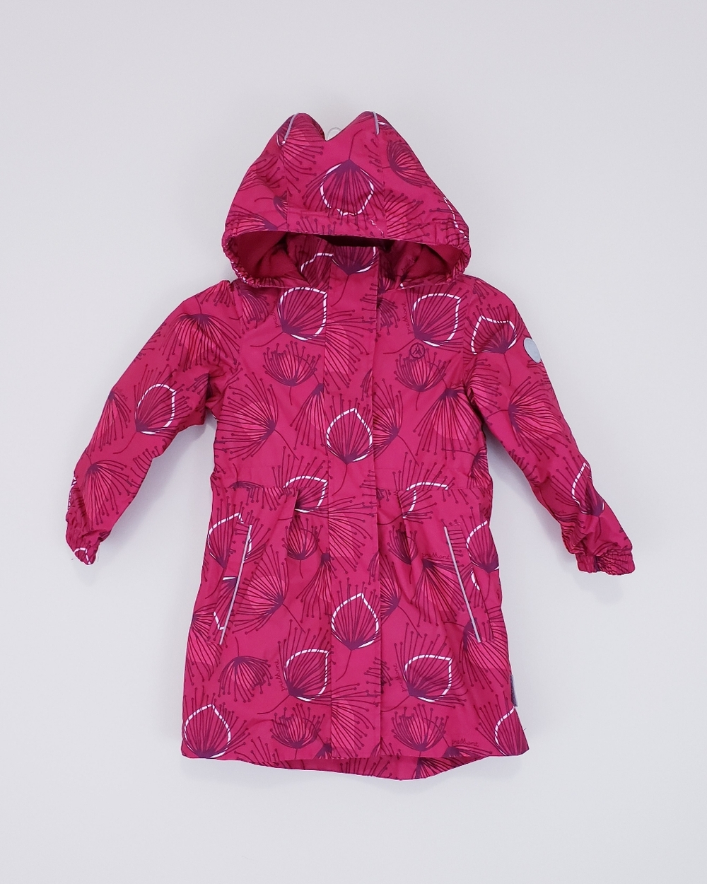 PreMont Winter Insulated Pink Coat Girls Waterproof/Windproof Size 4 - 5 Leaf